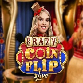 Live Casino logo of Crazy Coin Flip from Evolution at Casinacho Casino