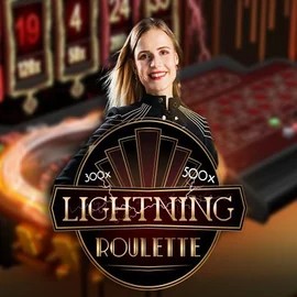 Lightning Roulette slot icon by Evolution, available at Casinacho Casino
