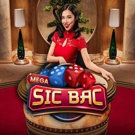 Official Live Casino logo: Mega Sic Bac by Pragmatic Play at Casinacho Casino
