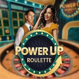 PowerUP Roulette logo by Pragmatic Play at Casinacho Casino