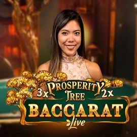 Prosperity Tree Baccarat online game logo by Evolution on casinacho-casino.it.com