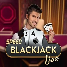 Speed Blackjack online game logo by Pragmatic Play on casinacho-casino.it.com