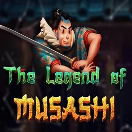 Slots logo of The Legend of Musashi from Peter & Sons at Casinacho Casino